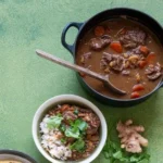 Préparation des crevettes (ou de la viande) pour la cuisine chinoise